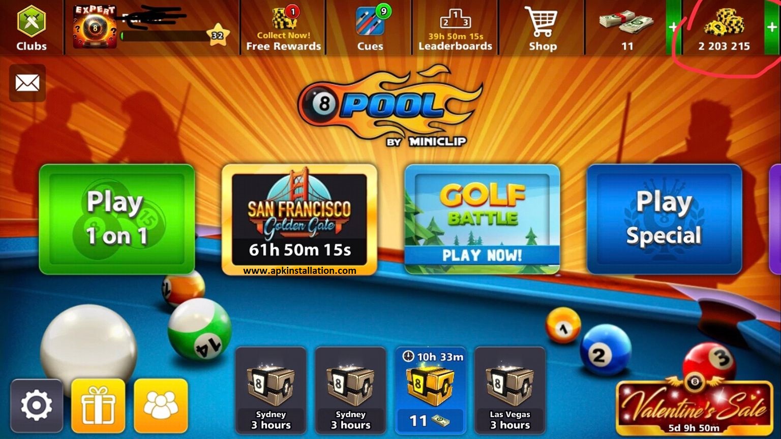 8 BALL POOL GAME MODDED APK