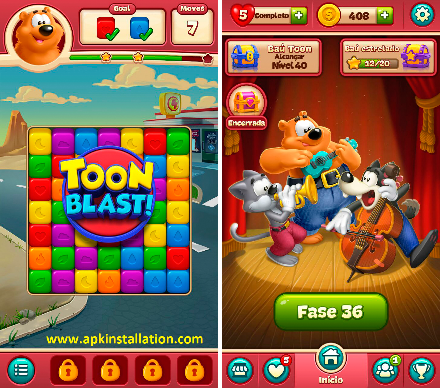 TOON BLAST GAME MODDED APK FREE DOWNLOAD