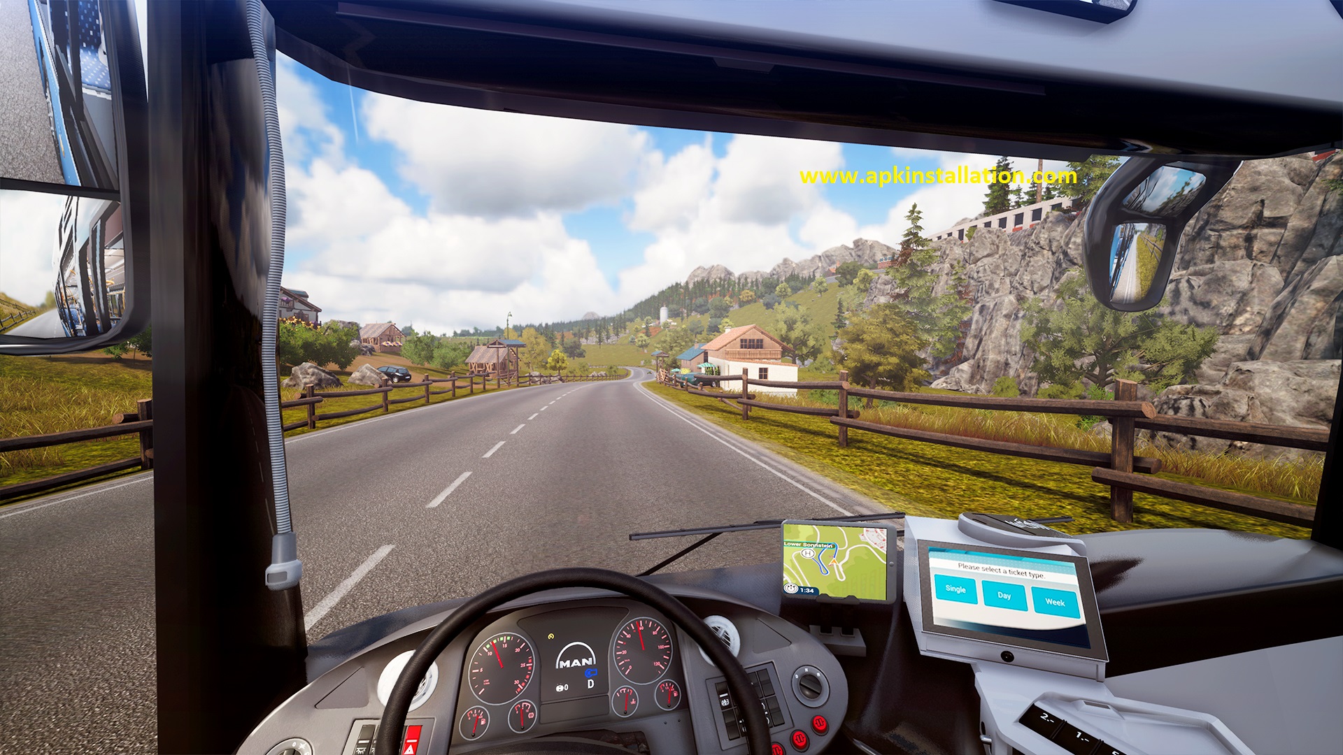 BUS SIMULATOR GAME MODDED APK FREE DOWNLOAD