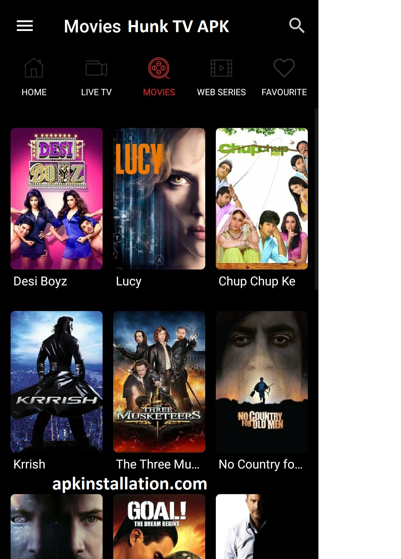 movies and tv shows apk download for tv