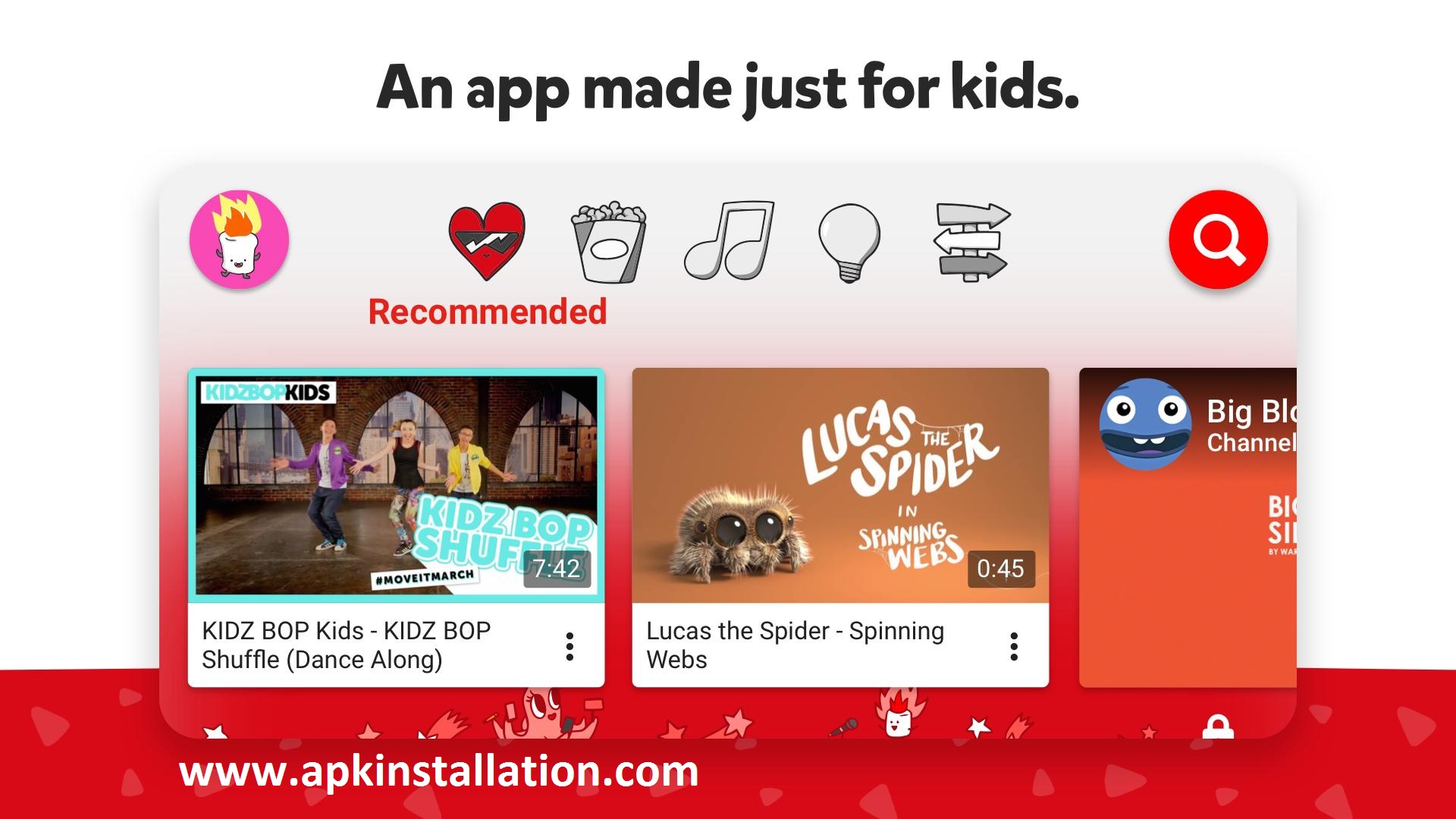 YOUTUBE KIDS MODDED APK FREE DOWNLOAD