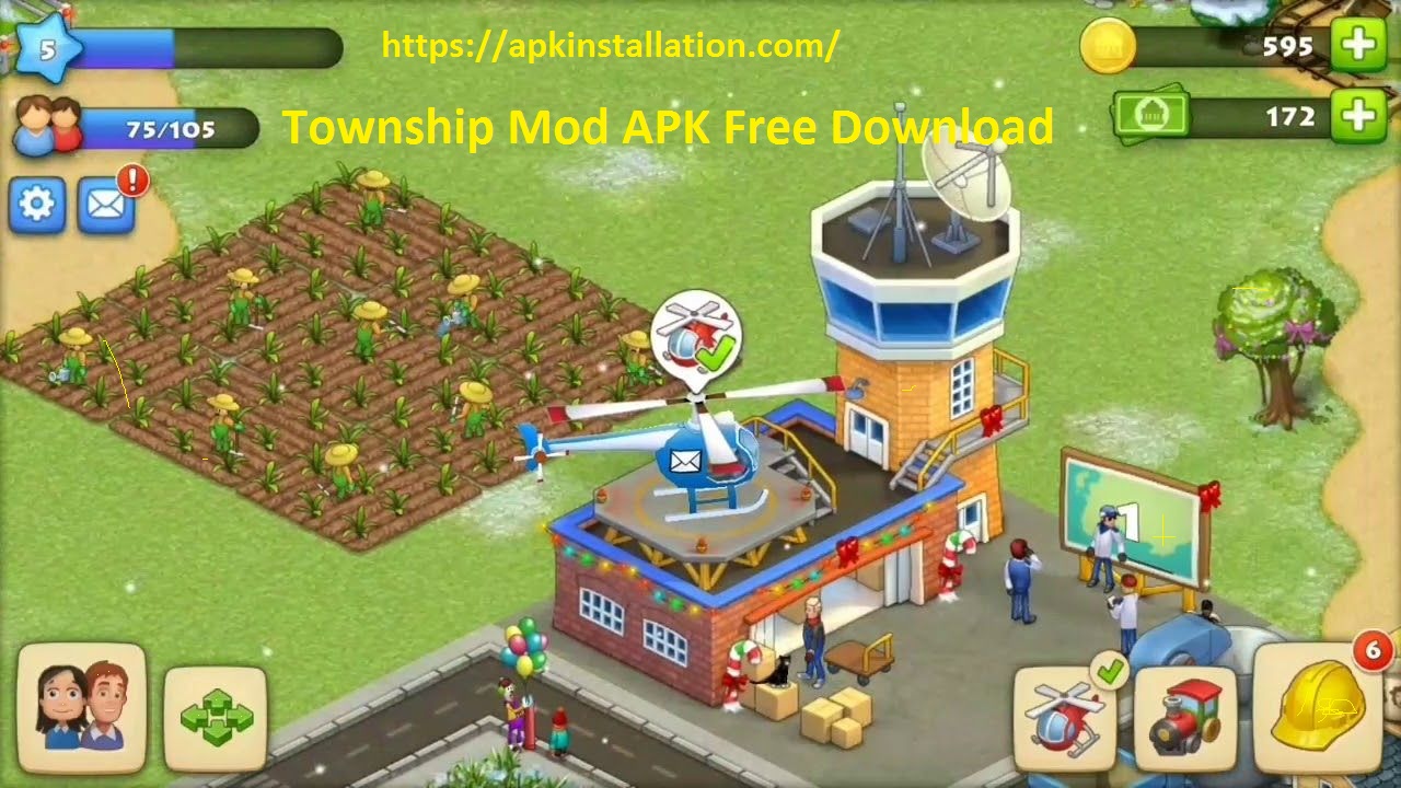 download game township mod apk max level